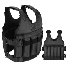 Load image into Gallery viewer, Adjustable Weighted Vest with 110 Pound Capacity in Oxford Cloth with Adjustable Straps for Walking and Jogging
