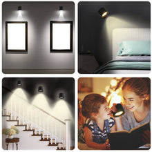 Load image into Gallery viewer, LED Wall Lamp - Rechargeable, Magnetic &amp; Dual-Sided Lighting for Indoor Use
