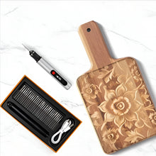 Load image into Gallery viewer, DIY Engraving Pen for Artists, Rechargeable Precision Tool for 50+ Surfaces with 30 Bits and Mastery Guide

