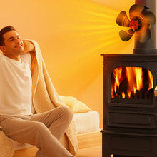 Load image into Gallery viewer, Wood Stove Fan, Silent Heat Diffusion for Efficient Warmth
