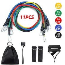 Load image into Gallery viewer, 11 Piece Resistance Bands Set for Home Fitness
