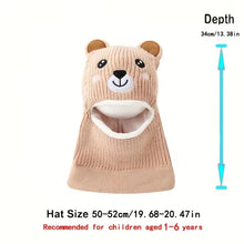 Load image into Gallery viewer, Animal Kids Winter Hat Knit Beanie
