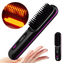 Load image into Gallery viewer, Hair Straightening Brush with Digital Display
