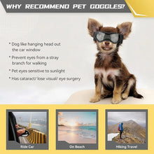 Load image into Gallery viewer, Adjustable Dog Goggles for Small and Medium Breeds
