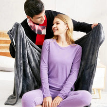 Load image into Gallery viewer, Soft Coral Velvet Portable Heated Shawl
