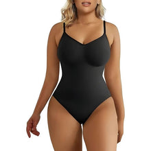 Load image into Gallery viewer, V Neck Spaghetti Strap Compression Bodysuit Shapewear
