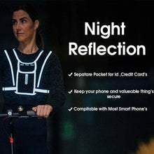 Load image into Gallery viewer, Lightweight Reflective Running Hydration Vest

