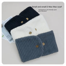 Load image into Gallery viewer, Cozy Button Knit Neck Warmer
