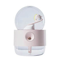 Load image into Gallery viewer, Wireless Rechargeable Air Humidifier and Aroma Diffuser with Rotating Music Light
