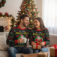 Load image into Gallery viewer, Funny Santa Claus Ugly Christmas Sweater Crewneck Sweatshirt for Men and Women
