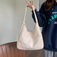 Load image into Gallery viewer, Retro Casual PU Leather Large Capacity Shoulder Tote Bag
