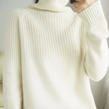 Load image into Gallery viewer, Women's Cashmere Sweater Turtleneck
