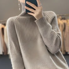 Load image into Gallery viewer, Women's Cashmere Sweater Turtleneck
