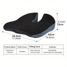 Load image into Gallery viewer, Ergonomic Seat Cushion Triangular Memory Foam, Breathable Pressure Relief for Car and Office

