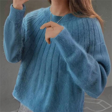 Load image into Gallery viewer, Soft Cashmere Knitted Sweater for Women, Warm and Luxury
