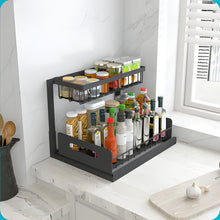 Load image into Gallery viewer, 2 Tier Slide Out Under Sink Organizer
