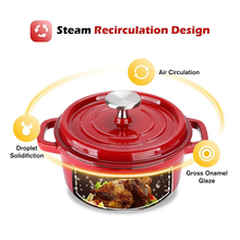 Load image into Gallery viewer, Enameled Cast Iron Dutch Oven Pot
