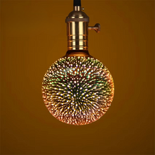 Load image into Gallery viewer, 3D Starburst LED Bulb – Vintage Edison Firework Light – E27
