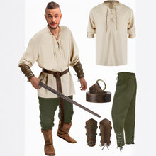 Load image into Gallery viewer, Official 4 Pcs Mens Pirate Costume
