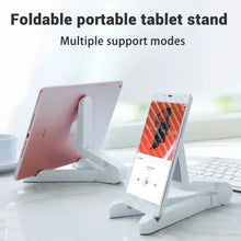 Load image into Gallery viewer, Foldable Desktop Tablet Holder and Phone Stand
