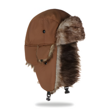 Load image into Gallery viewer, Warm Fur Lined Earflap Winter Hat for Cold Weather
