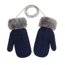 Load image into Gallery viewer, Kids Knit Mittens Winter Wear
