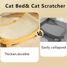 Load image into Gallery viewer, Wooden Sisal Cat Scratching Board and Sleeping Bed
