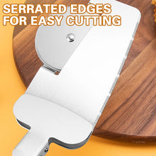 Load image into Gallery viewer, Stainless Steel Pizza Cutter with Grip and Food Lifter
