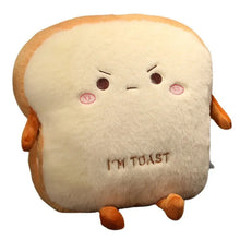 Load image into Gallery viewer, Toast Plush Hand Warmer Pillow Nap Cushion
