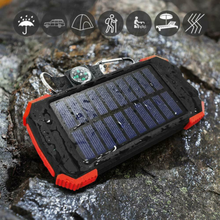 Load image into Gallery viewer, Portable Solar Power Bank with Wireless Charging
