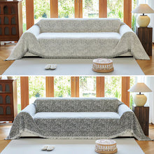 Load image into Gallery viewer, Nordic Speckle Reversible Couch Cover, Cotton Microfiber Furniture Protector
