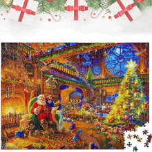 Load image into Gallery viewer, Christmas Puzzle Advent Calendar with 1008 Pieces in 24 Reusable Boxes and a Poster
