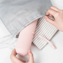 Load image into Gallery viewer, Travel Toothbrush Holder Cup and Storage Case

