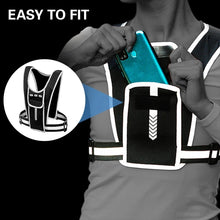 Load image into Gallery viewer, Lightweight Reflective Running Hydration Vest
