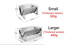 Load image into Gallery viewer, Folding Stainless Steel Portable Barbecue Grill
