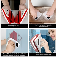 Load image into Gallery viewer, Magnetic Double-Sided Window Cleaner for Effortless Streak-Free Glass
