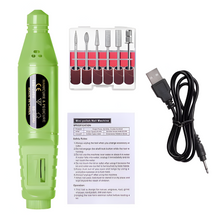 Load image into Gallery viewer, 6-in-1 Electric Nail Drill Kit with Portable Manicure and Polishing Tools
