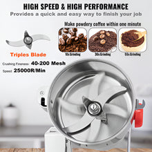 Load image into Gallery viewer, Versatile Commercial-Grade Electric Grain Mill Grinder for Spices, Herbs, and Cereals
