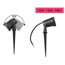 Load image into Gallery viewer, LED COB Outdoor Garden Spotlight with Waterproof Lawn Spike - 12 pieces pack
