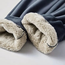Load image into Gallery viewer, Fleece Tracksuit Set for Men with Hooded Jacket and Elastic Pants
