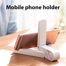 Load image into Gallery viewer, Foldable Desktop Tablet Holder and Phone Stand
