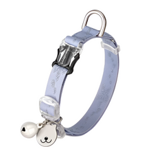 Load image into Gallery viewer, Soft Adjustable Cat Collar with Elastic Safety Strap for Easy Control and Comfort
