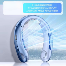 Load image into Gallery viewer, Portable Neck Air Conditioner Cooling Fan Rechargeable Leafless Personal Wearable
