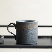Load image into Gallery viewer, Japanese Vintage Ceramic Coffee Mug with Rustic Glaze
