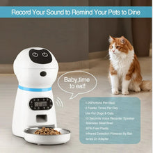 Load image into Gallery viewer, Automatic Pet Feeder, Programmable Portion Control With Voice Recorder

