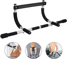 Load image into Gallery viewer, Premium Doorway Pull Up Bar | Multi-Grip, Heavy-Duty Steel Construction, 440 lbs Capacity
