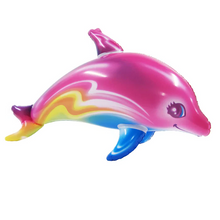Load image into Gallery viewer, Colorful Inflatable Floating Dolphin

