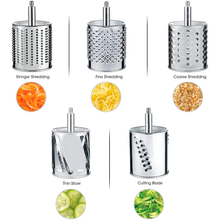 Load image into Gallery viewer, Multi-Functional Kitchen Rotary Food Grater Slicer
