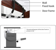 Load image into Gallery viewer, Premium Doorway Pull Up Bar | Multi-Grip, Heavy-Duty Steel Construction, 440 lbs Capacity
