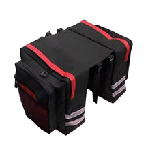 Load image into Gallery viewer, Rear Rack Double Pannier Bike Trunk Bag for MTB and Touring Bicycles
